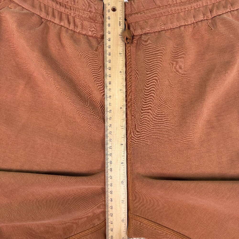 LULULEMON Softstreme High Rise Straight Cropped Pant Orange Size 10 LW6BZXS F662 - Picture 9 of 12